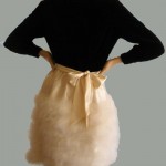Vintage Velvet and Maribou Dress
