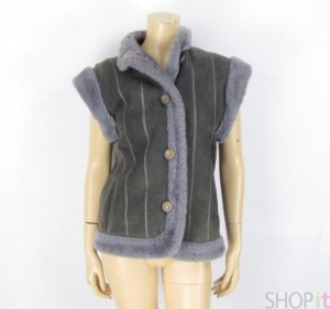 vintage 1970s Christian Dior Shearling vest