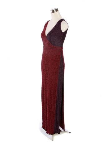 vintage mary mcfadden evening gown side