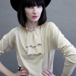 vintage givenchy ruffle top