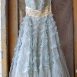 vintage emma domb tulle prom dress