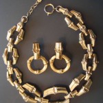 vintage 1980s yvl yves saint laurent bamboo necklace