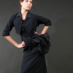 vintage 1950s wiggle dress and bolero jacket