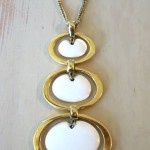 vintage trifari articulated pendant necklace