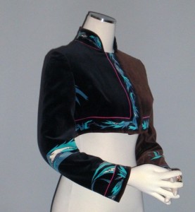 vintage pucci velvet bolero jacket