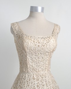 vintage 1950s ceil chapman woven gown