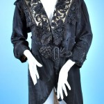 vintage 1900s moire silk jacket