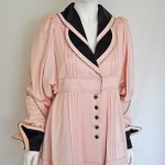 vintage bill gibb 1970s satin coat