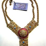 vintage lucien piccard necklace