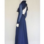 vintage 1970s jean varon john bates backless evening gown