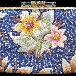 vintage 1930s embroidered clutch