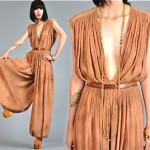 vintage 1970s gauze jumpsuit