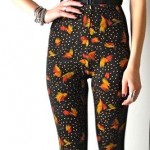 vintage 1980s abstract leggings