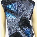 vintage 1950s sequin sleeveless sweater top