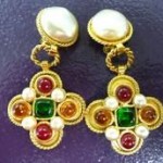vintage chanel earrings