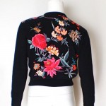 vintage dalton embroidered cashmere sweater