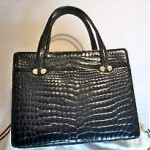 vintage 1960s gucci alligator handbag