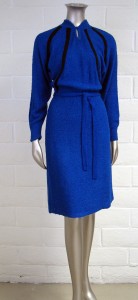 vintage 1980s knit secretary dress