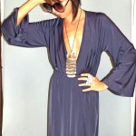 vintage halston maxi dress