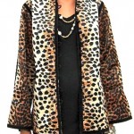 vintage lilli ann faux leopard coat