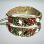 vintage florenza clamper bracelet