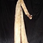 vintage fortuny velvet tabard gown