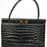 vintage 1950s koret crocodile handbag