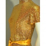 vintage norell sequin evening gown
