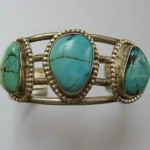 vintage native american turquoise bracelet
