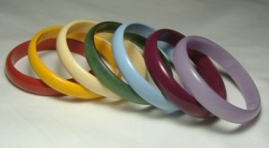 vintage lucite bangle bracelets skinny