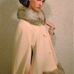 vintage 1960s lilli ann fur cape