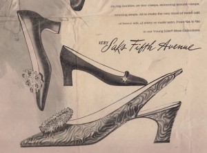 vintage ad with jacques levine shoes