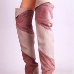 vintage 1970s zodiac over the knee boots