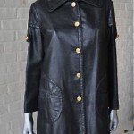 vintage 1970s pierre cardin vinyl coat