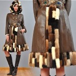 vintage leather and mink coat