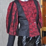 vintage avant garde leather jacket