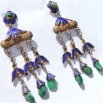 vintage chinese earrings