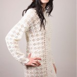 vintage 1970s crochet dress