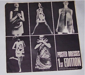 vintage poster paper dresses