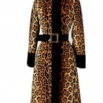 vintage 1960s faux leopard coat