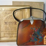 Vintage Meeker Tooled Leather Purse