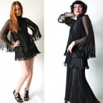 Vintage 1960s Pleated Outfit