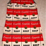 vintage campbell's soup souper dress