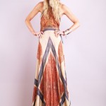 vintage 1970s ethnic hippie maxi dress