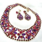 vintage juliana stix and stones necklace