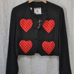 vintage moschino hearts blazer