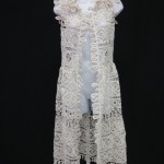 vintage oscar de la renta ribbon crochet dress