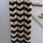 vintage chevron mink stole