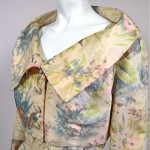 vintage 1950s floral dress and jacket