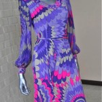 vintage 1970s bessi chiffon dress